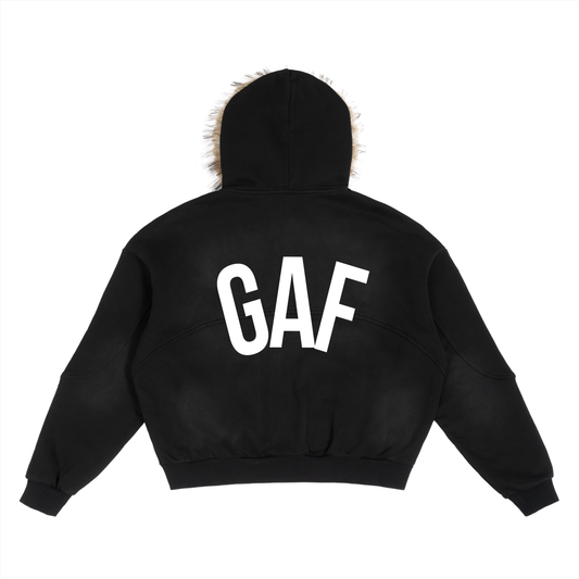 SPLURGE GAF Detachable Fur Hoodie
