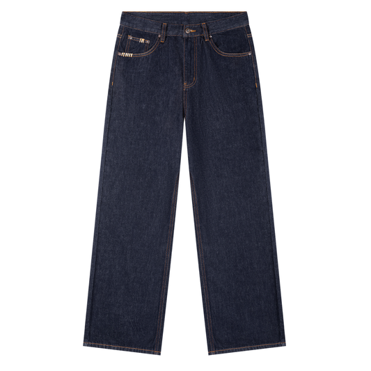 SPLURGE x NYC Straight Leg Denim Jeans