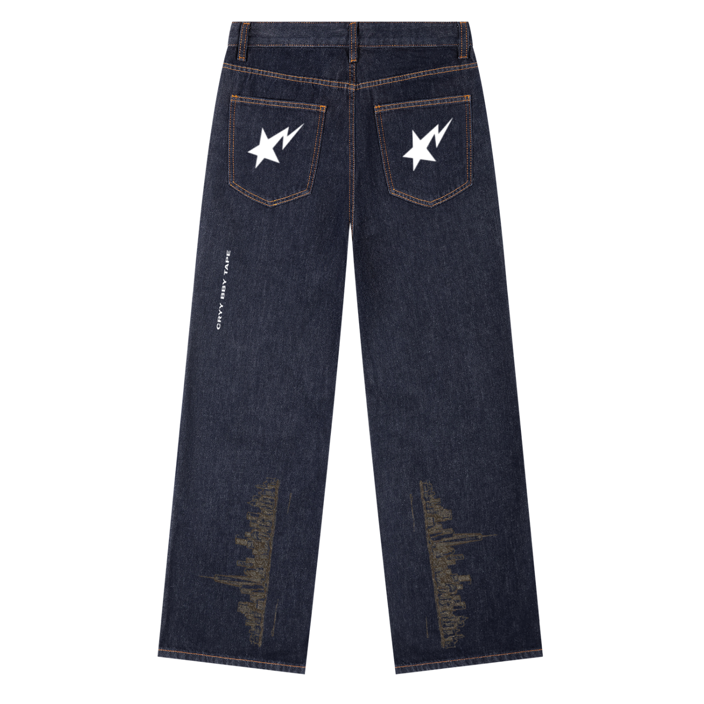 SPLURGE x NYC Straight Leg Denim Jeans
